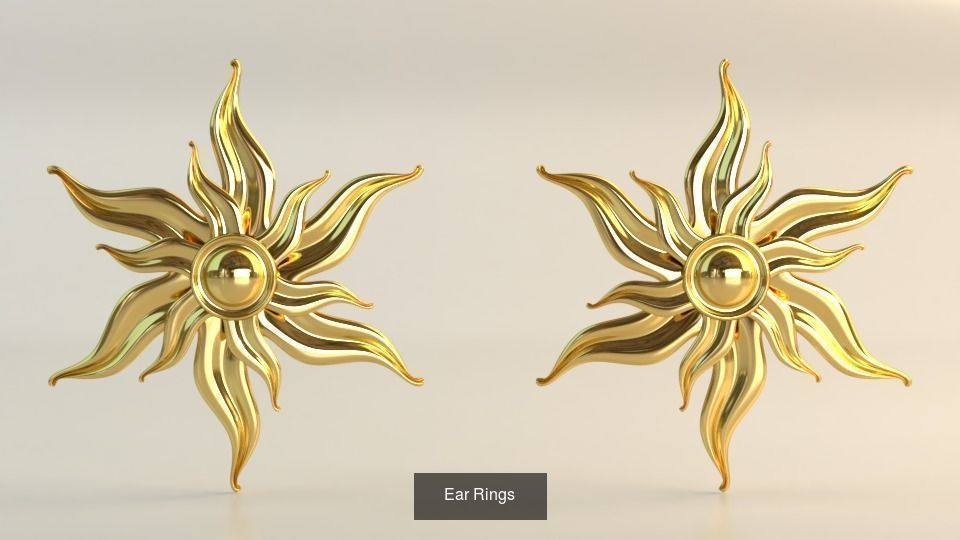 Ear Rings 3D Model Collection_116