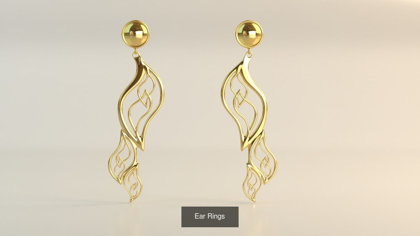 Ear Rings 3D Model Collection_119