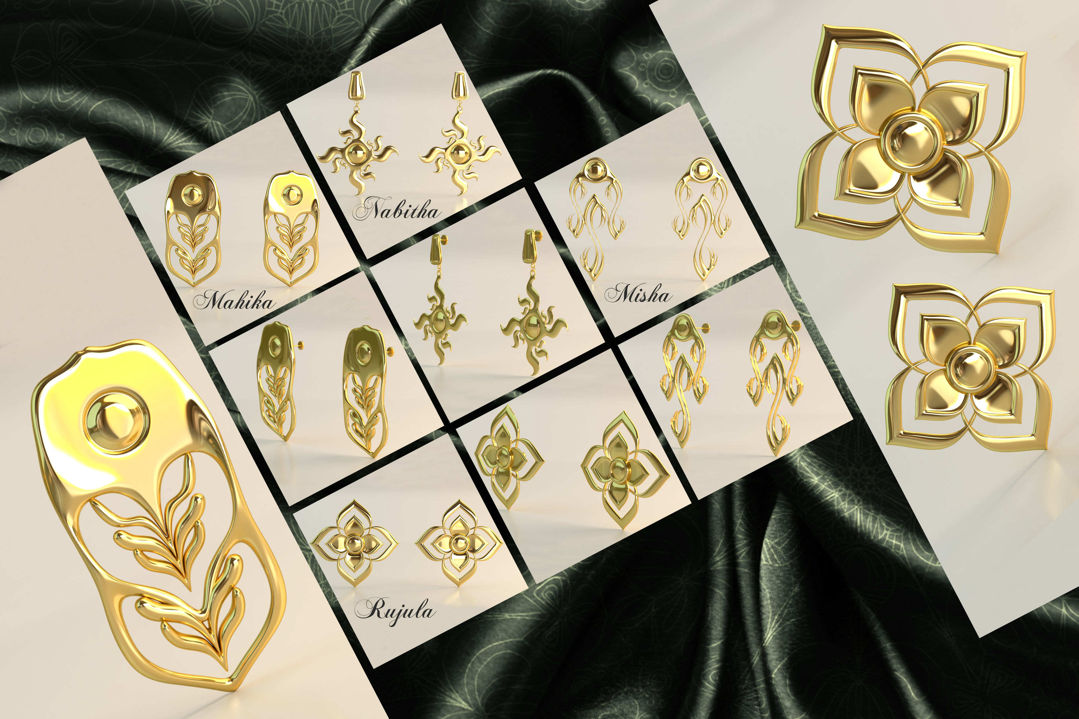 Ear Rings 3D Model Collection_25