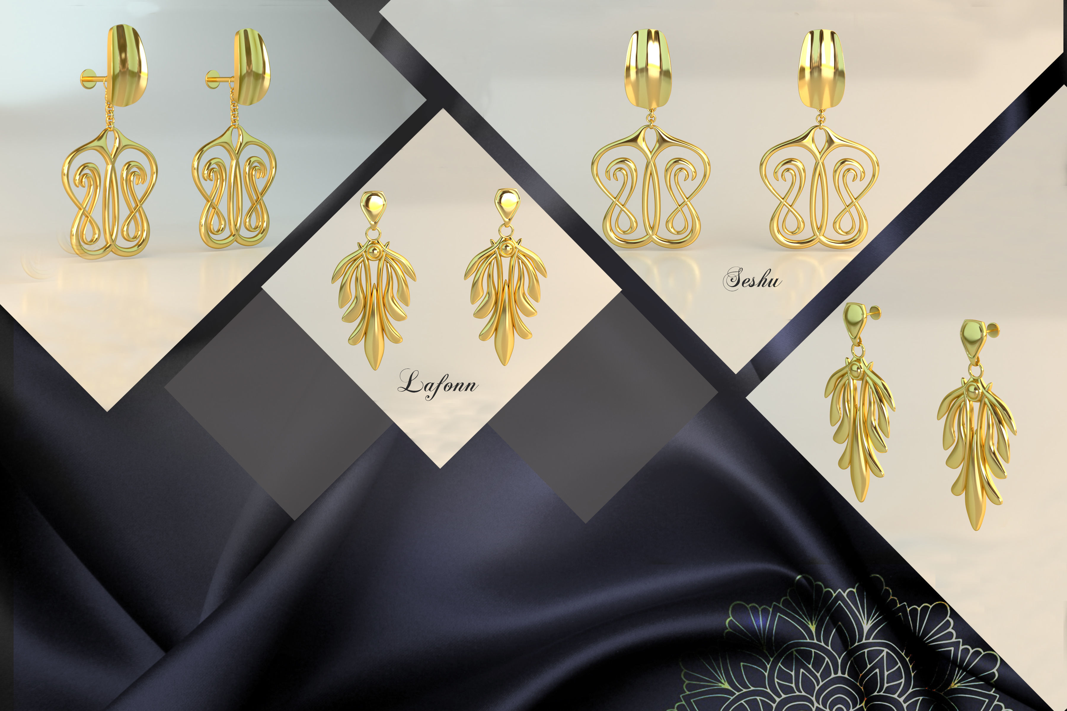 Ear Rings 3D Model Collection_33