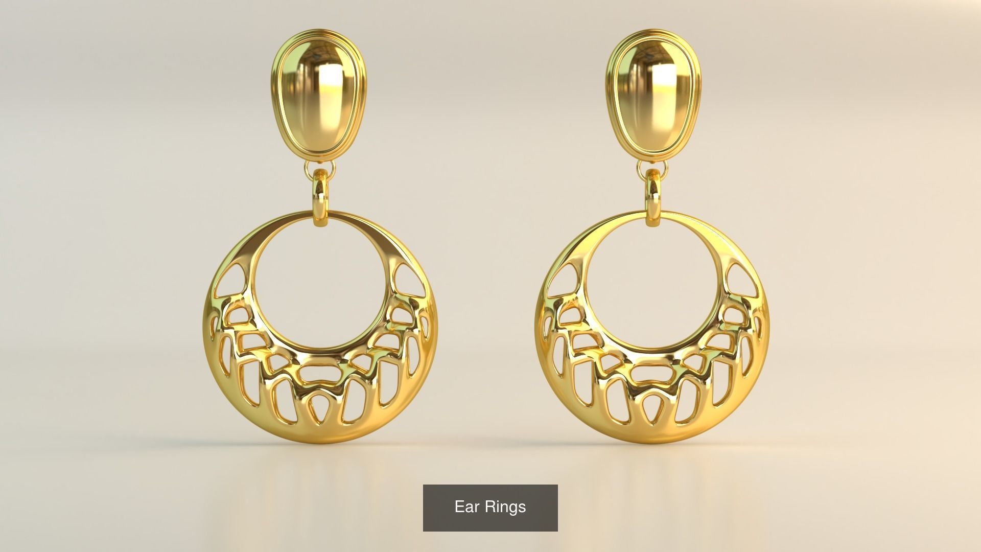 Ear Rings 3D Model Collection_109