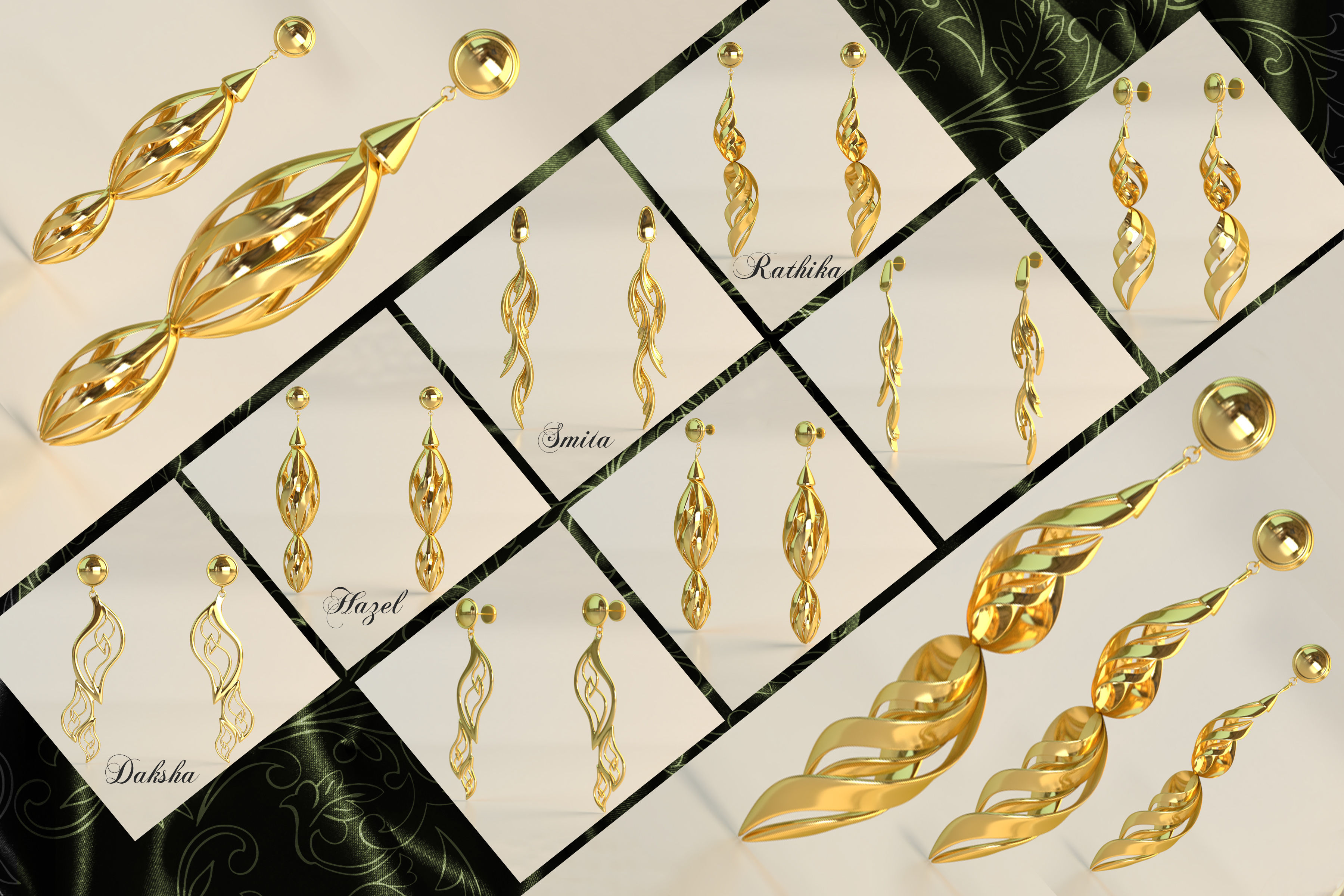 Ear Rings 3D Model Collection_29