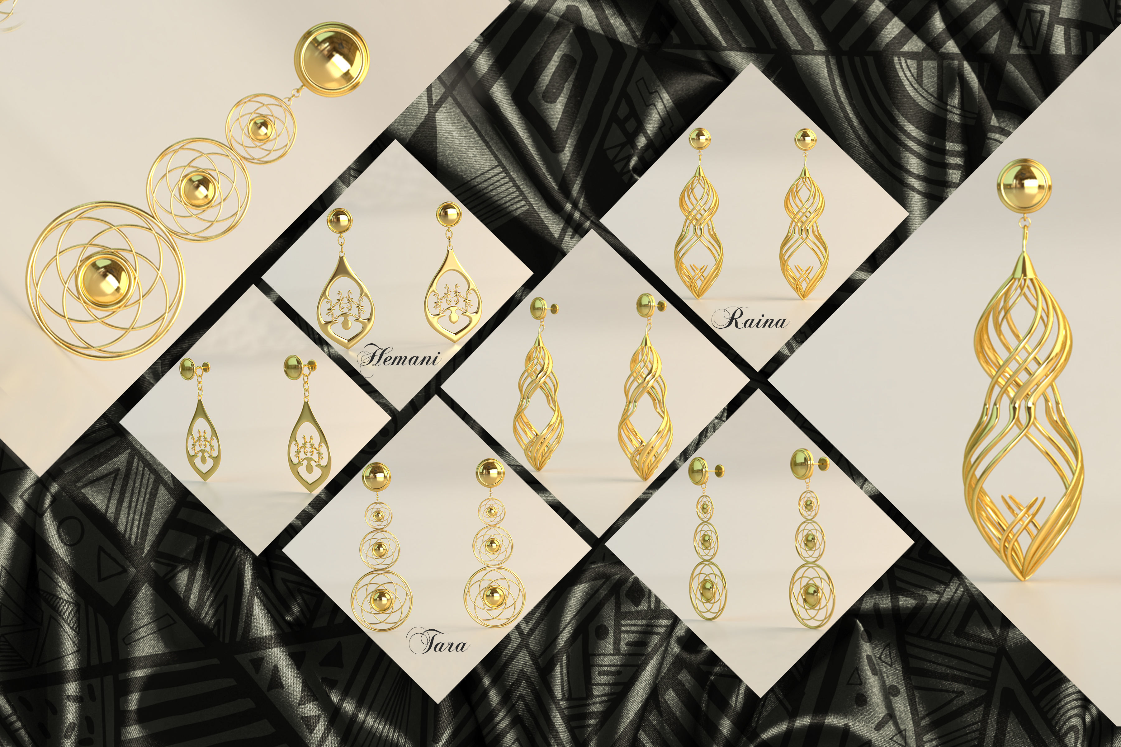 Ear Rings 3D Model Collection_63