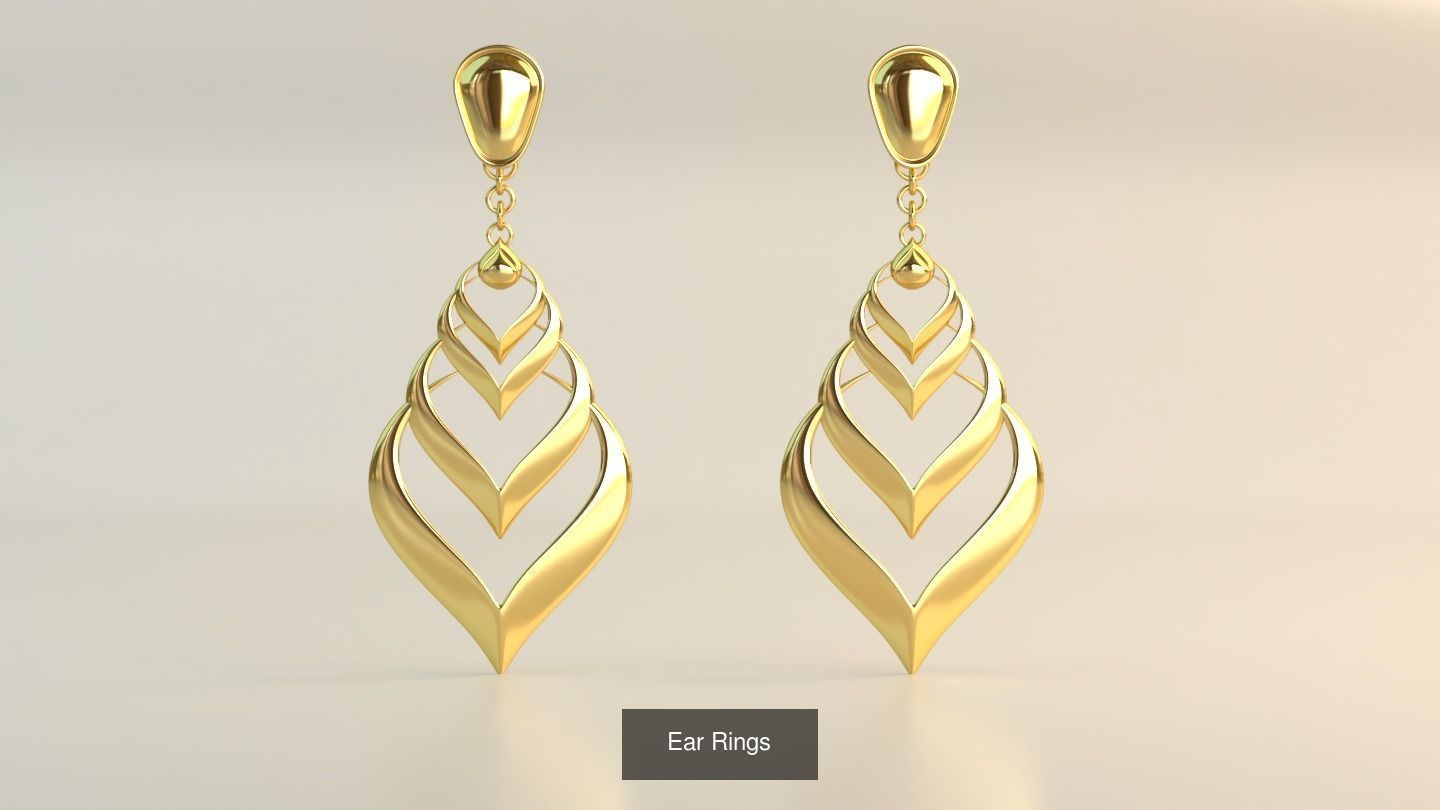 Ear Rings 3D Model Collection_154