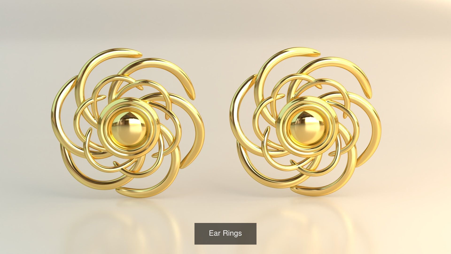 Ear Rings 3D Model Collection_30