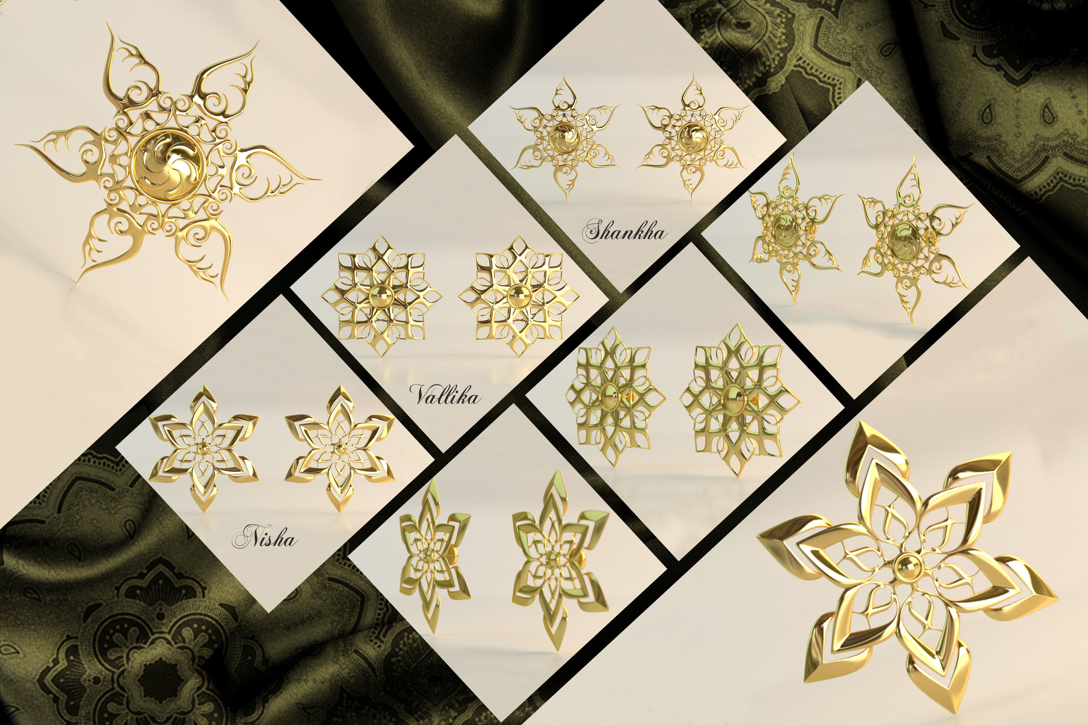 Ear Rings 3D Model Collection_37