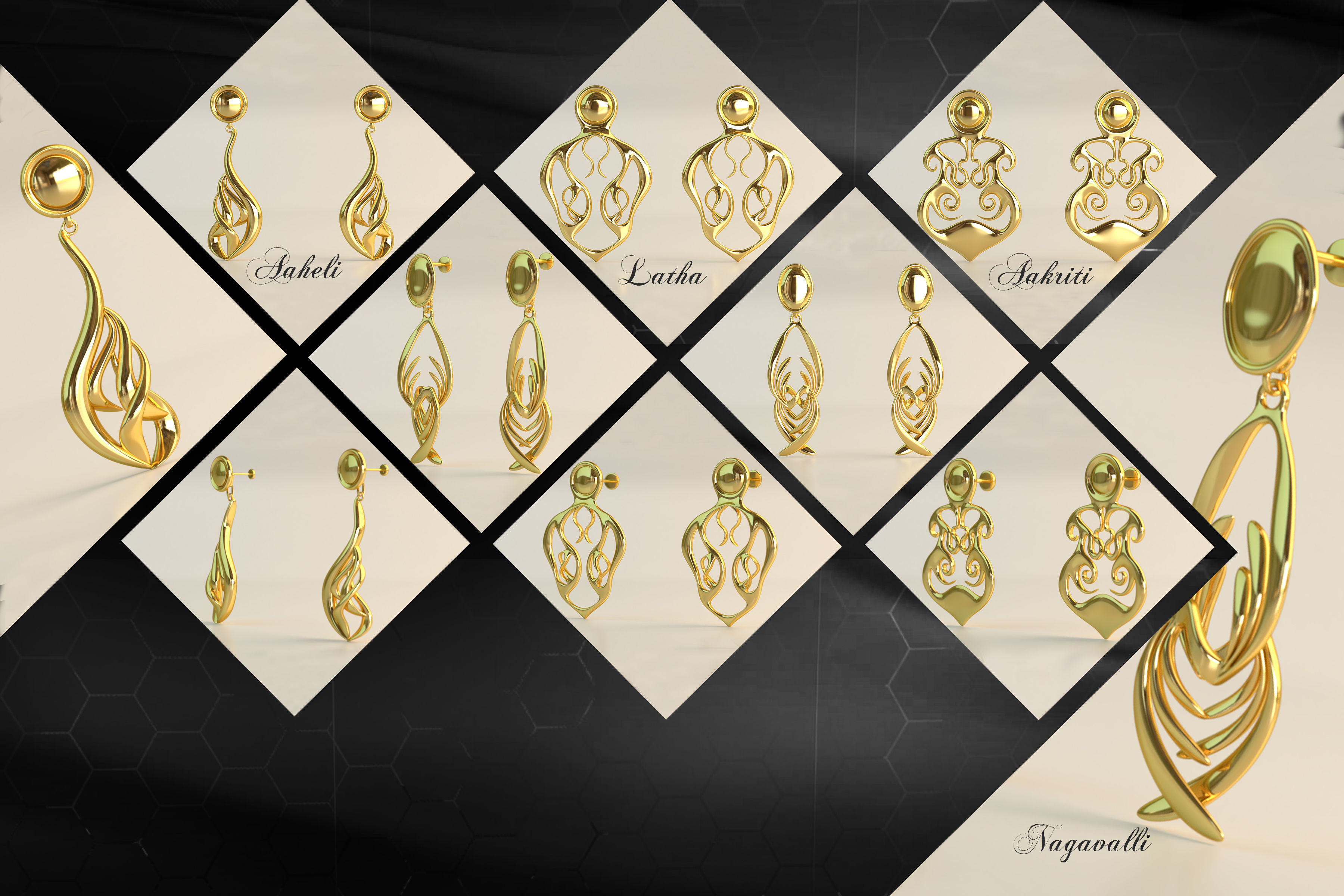 Ear Rings 3D Model Collection_59