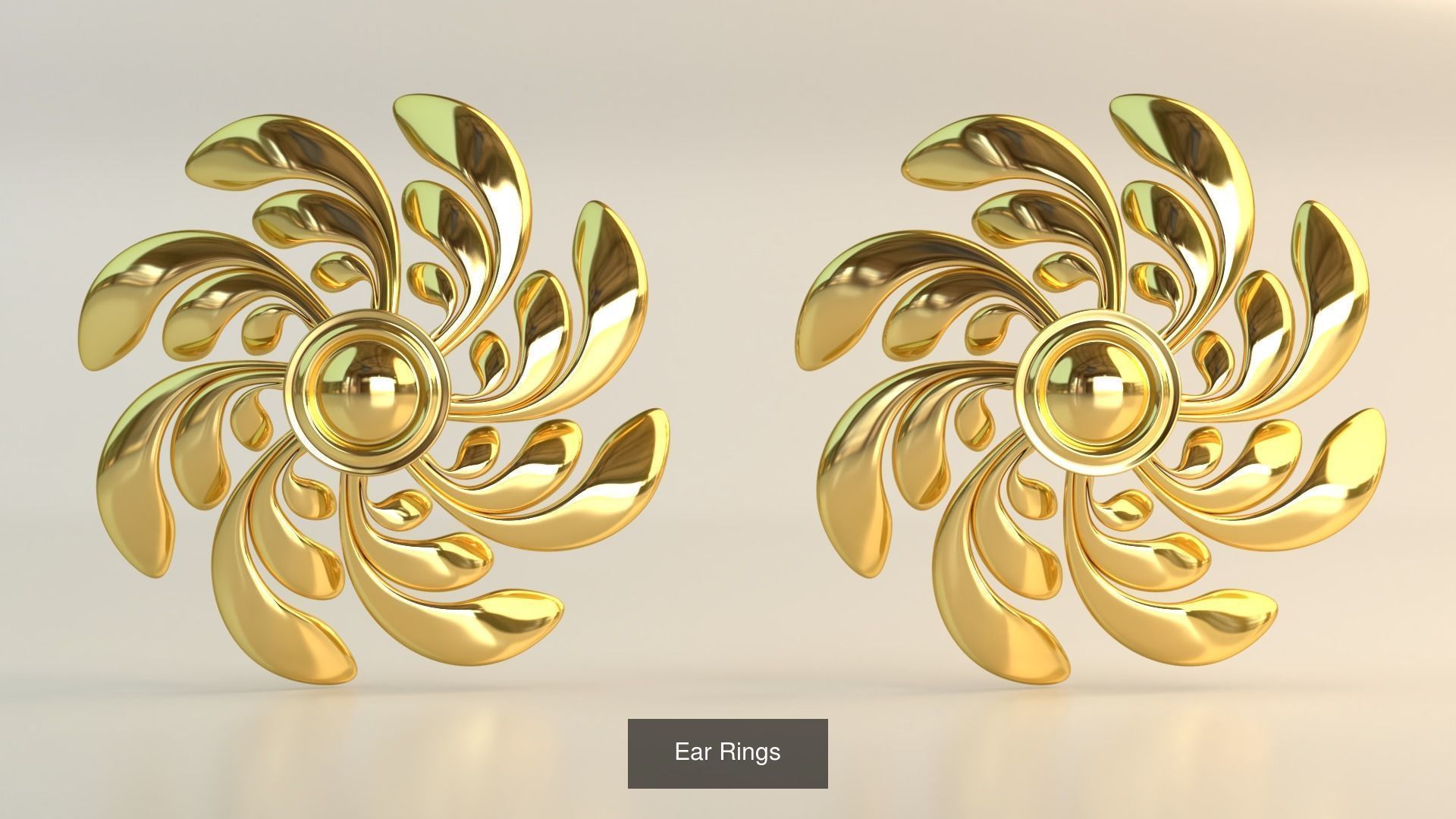 Ear Rings 3D Model Collection_89