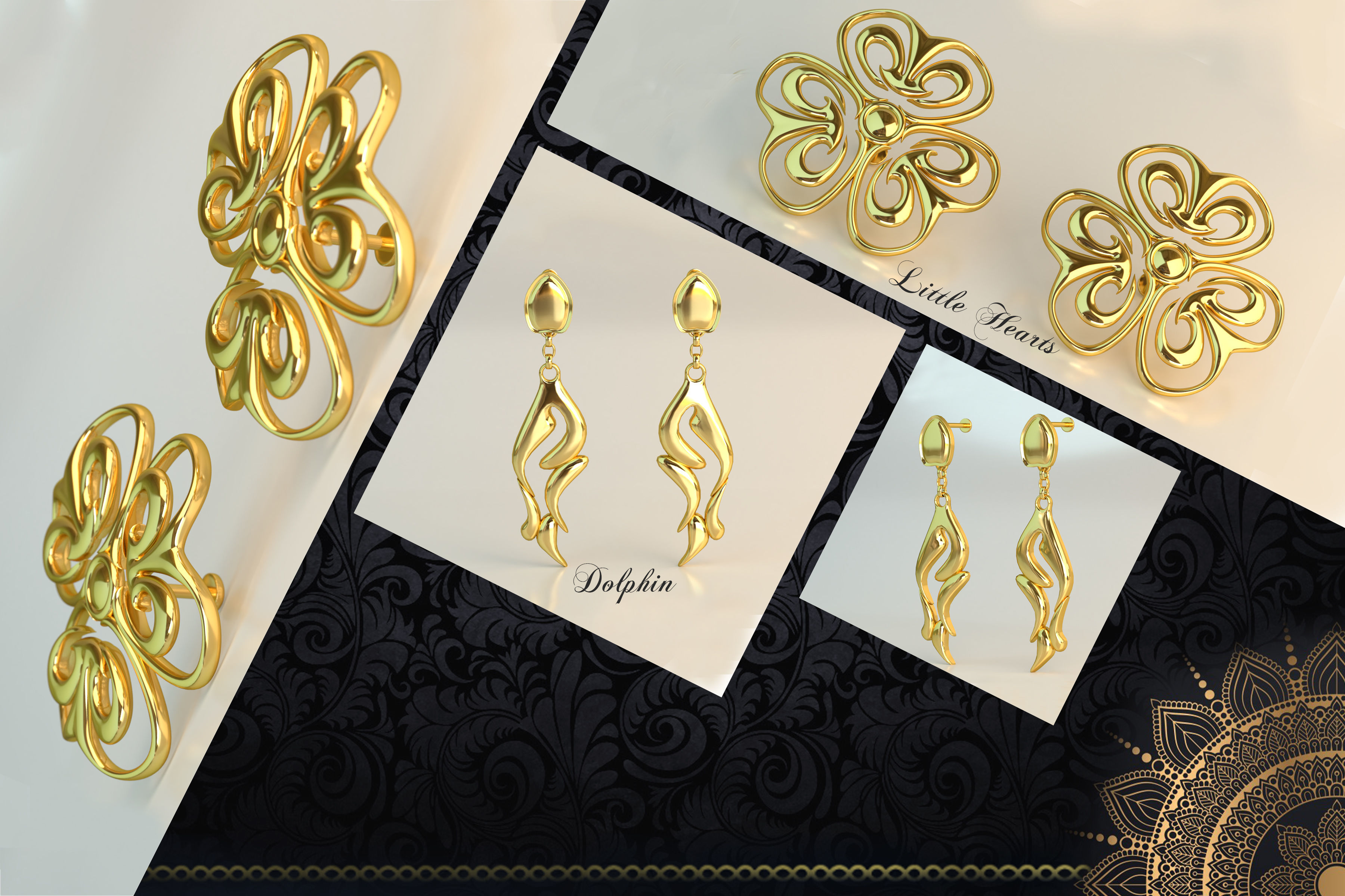 Ear Rings 3D Model Collection_39