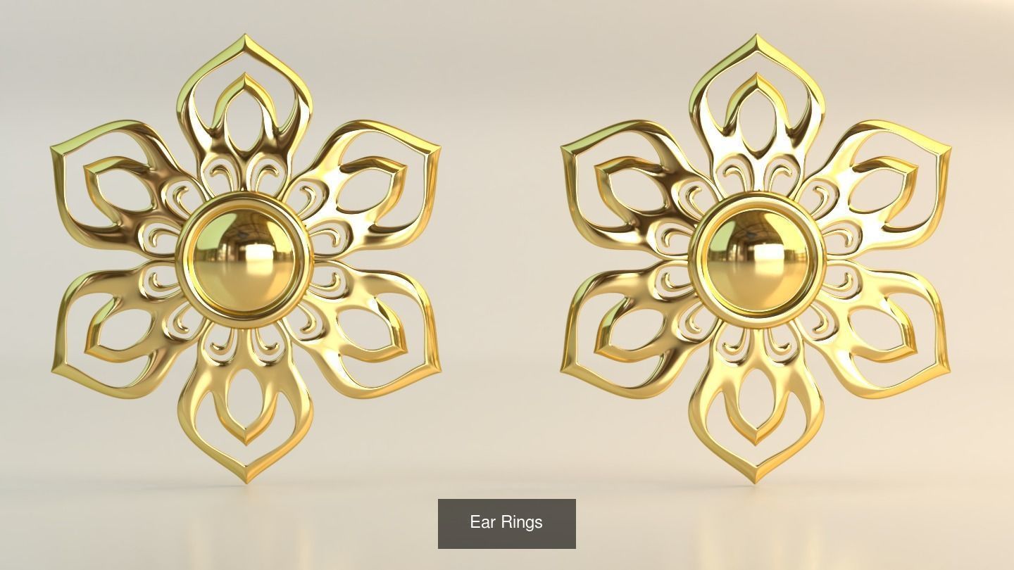 Ear Rings 3D Model Collection_118