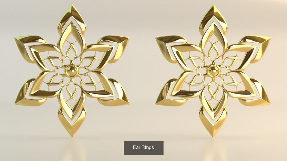 Ear Rings 3D Model Collection_114
