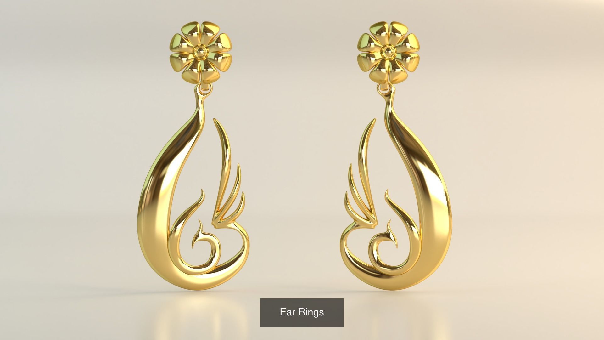 Ear Rings 3D Model Collection_77