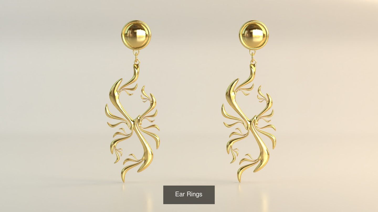 Ear Rings 3D Model Collection_137