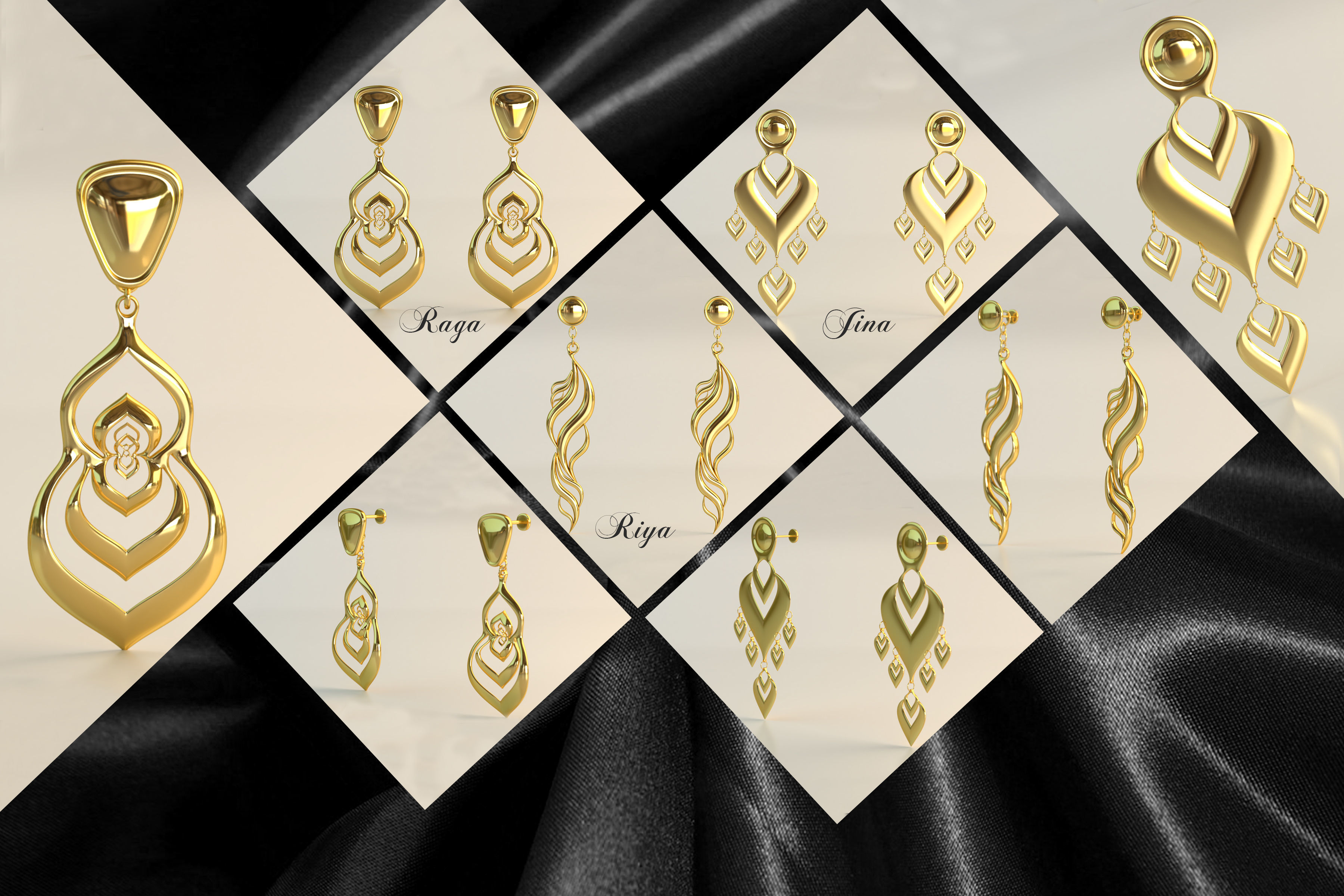 Ear Rings 3D Model Collection_51