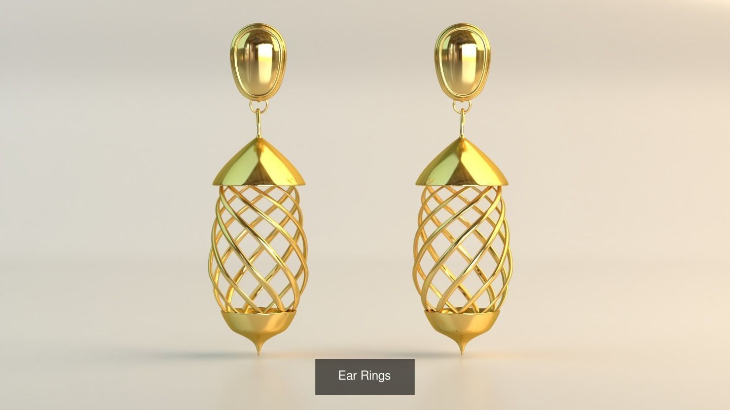 Ear Rings 3D Model Collection_98