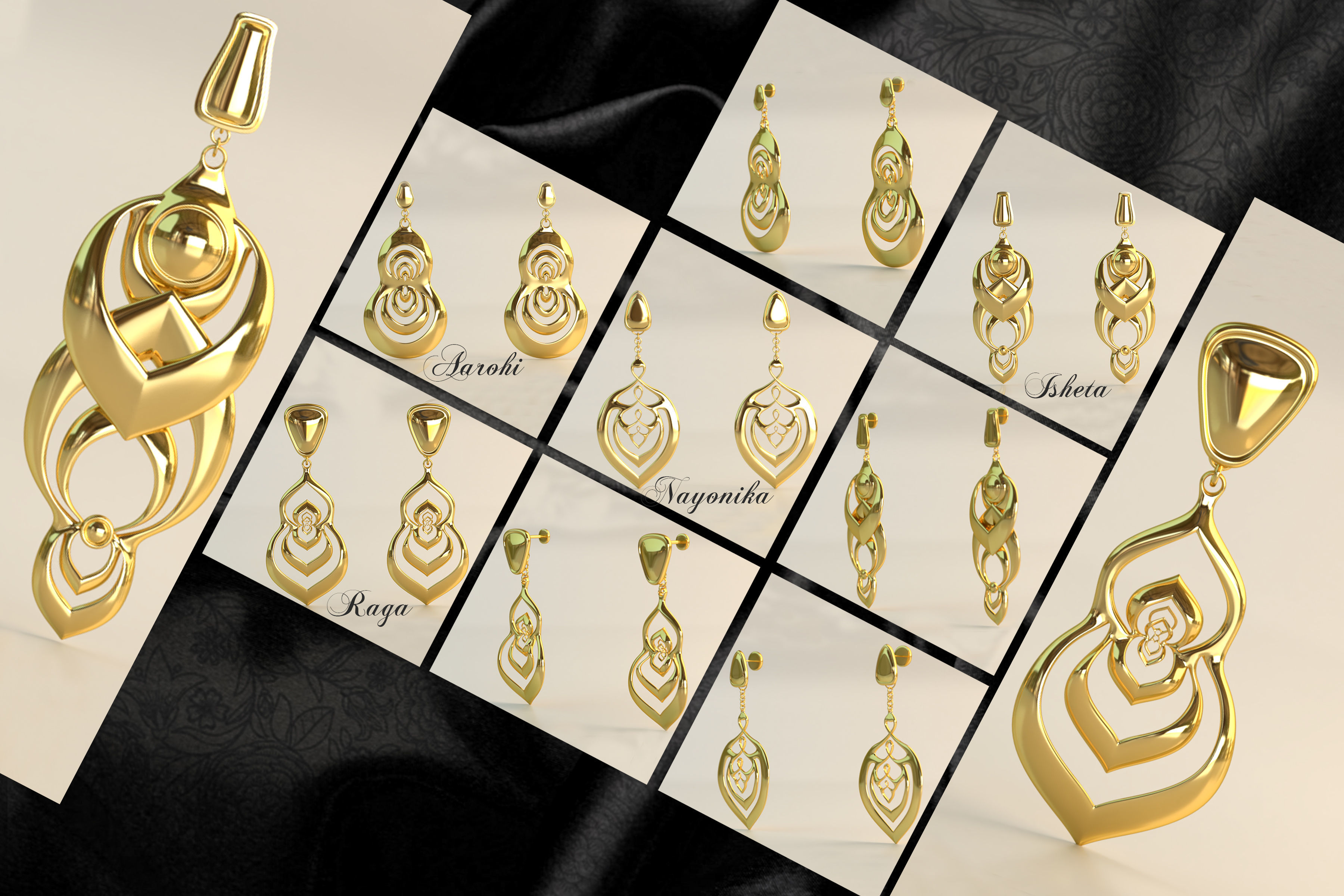 Ear Rings 3D Model Collection_47