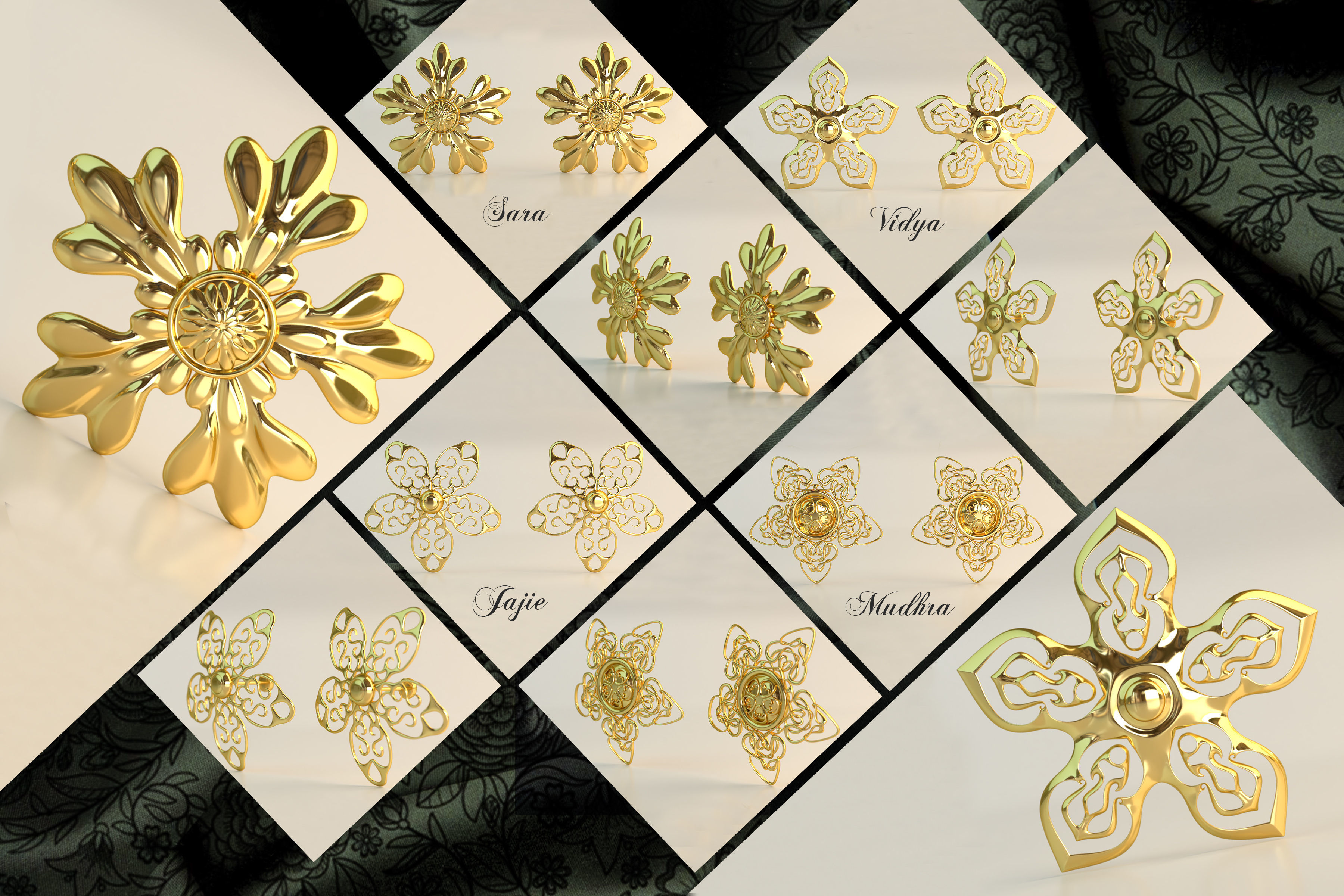 Ear Rings 3D Model Collection_27