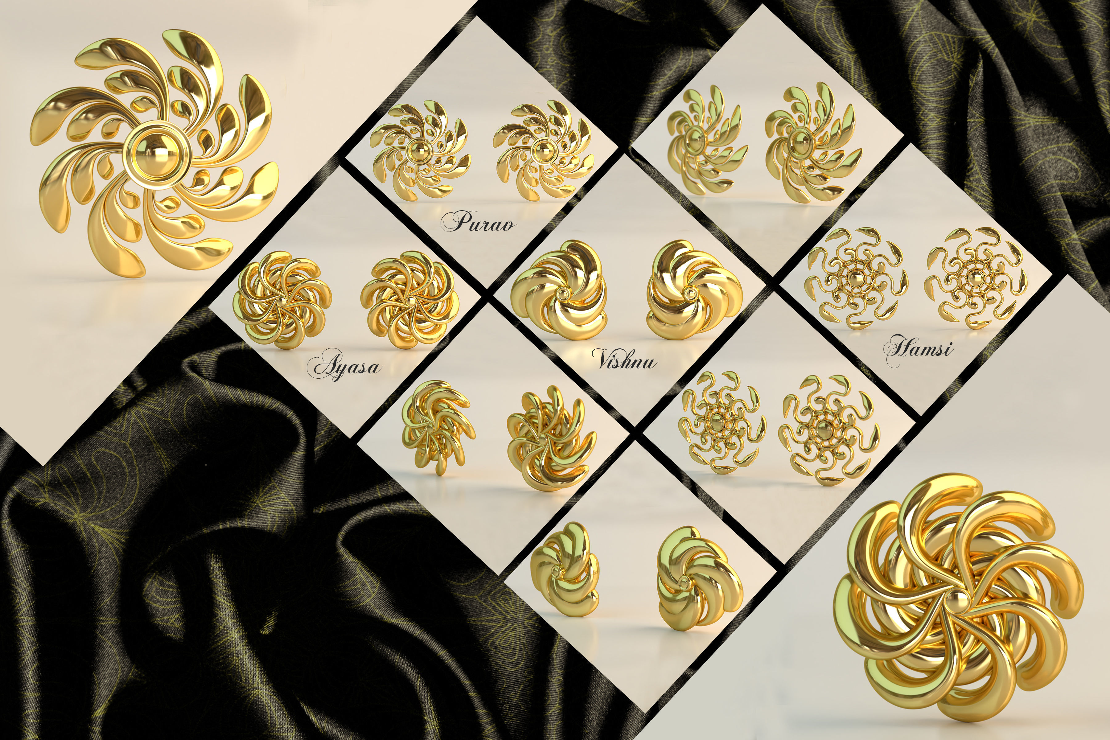 Ear Rings 3D Model Collection_61