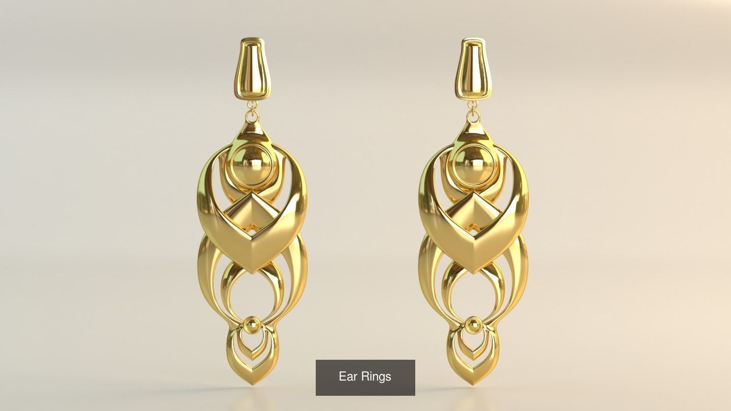 Ear Rings 3D Model Collection_121