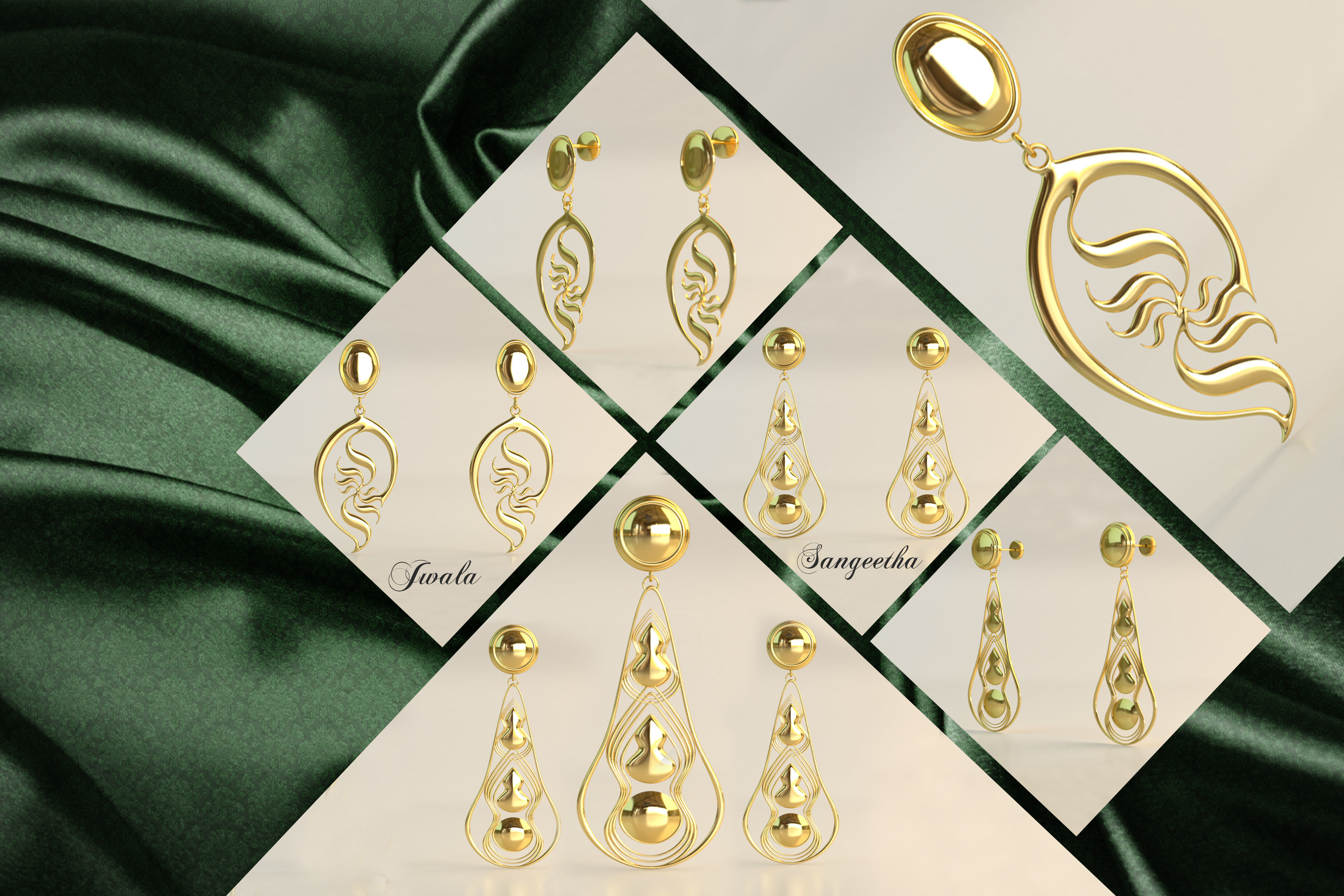 Ear Rings 3D Model Collection_57