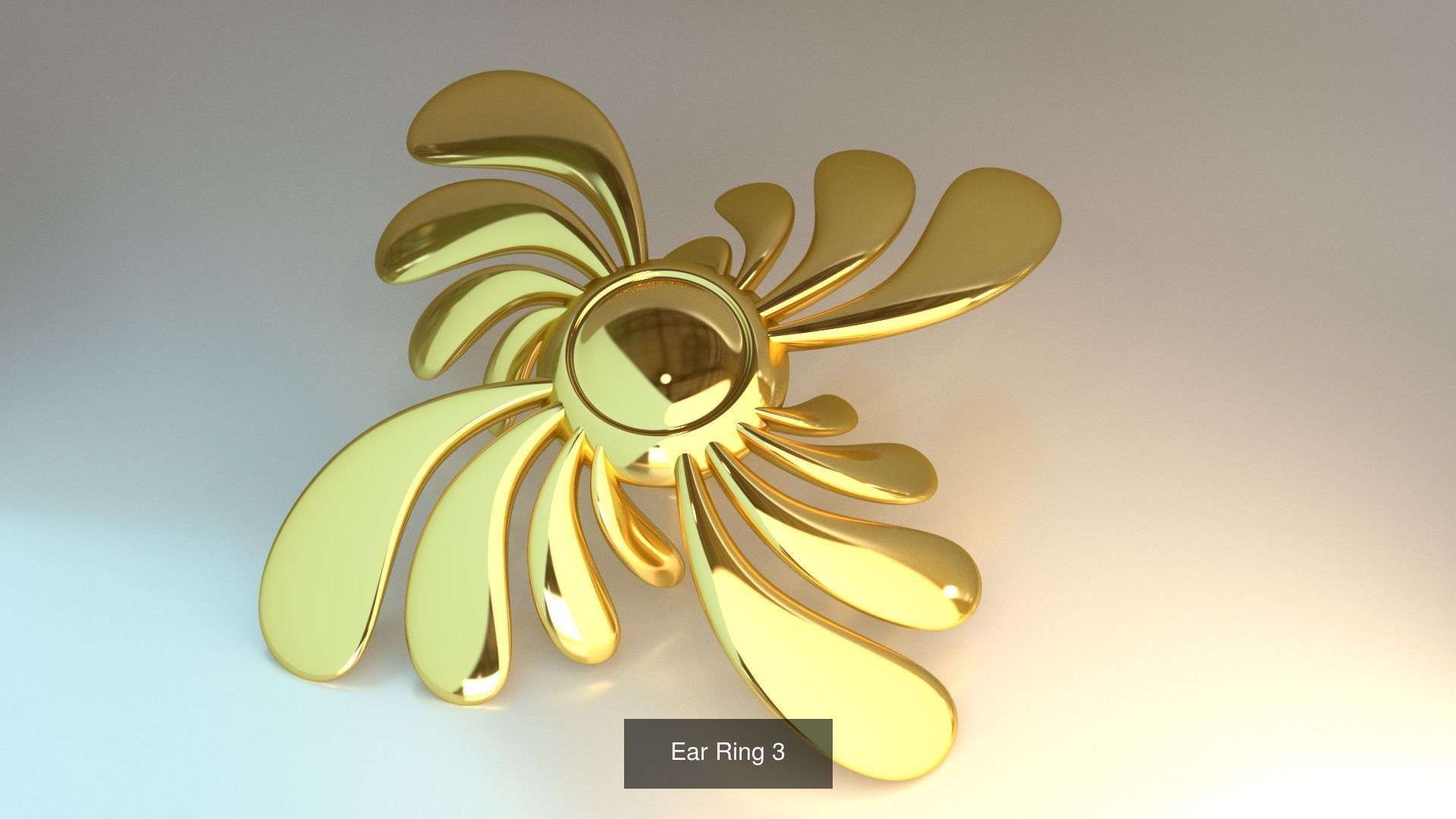 Ear Rings 3D Model Collection_14