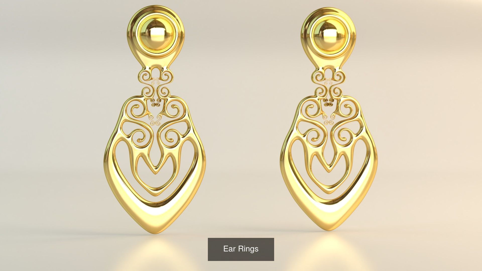 Ear Rings 3D Model Collection_84