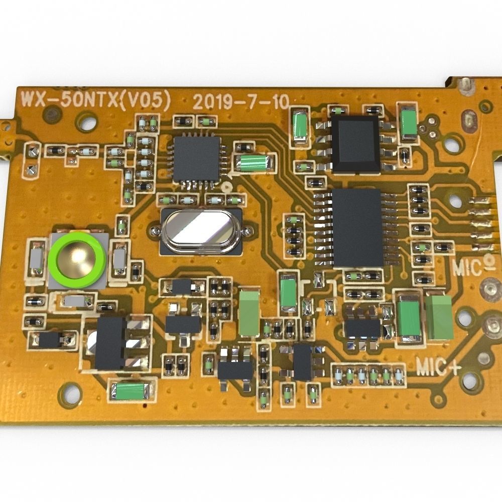 Circuit board 3D model_1