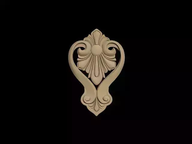 plaster ornate carving 3D model