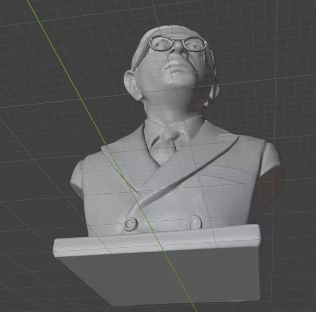 Jean-Paul Sartre 3D print model_6