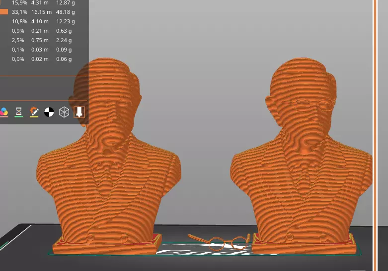 Jean-Paul Sartre 3D print model_17