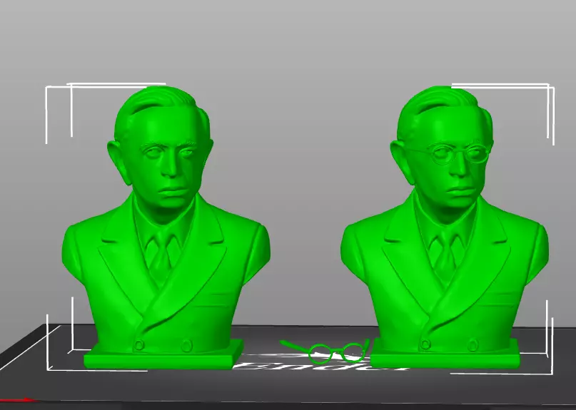 Jean-Paul Sartre 3D print model_16