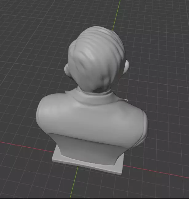 Jean-Paul Sartre 3D print model_23