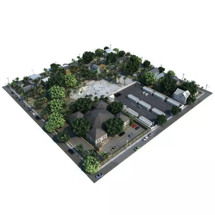 Part Of City 3D model