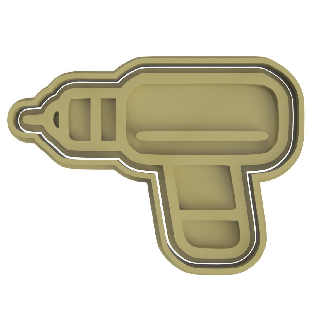 TOOLS COOKIE CUTTER SET OF 17 - Can be used commercially 3D print model_4