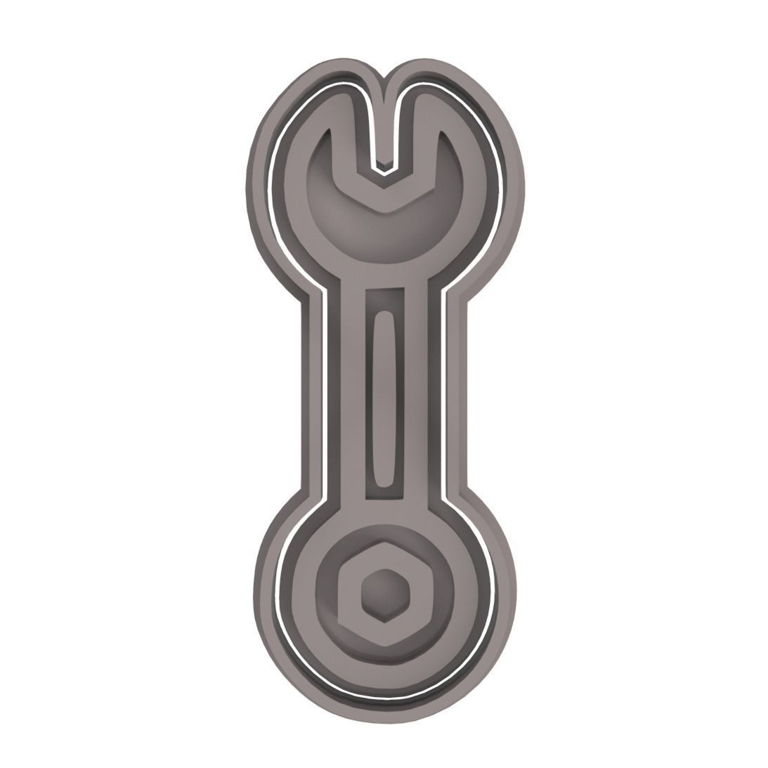 TOOLS COOKIE CUTTER SET OF 17 - Can be used commercially 3D print model_13