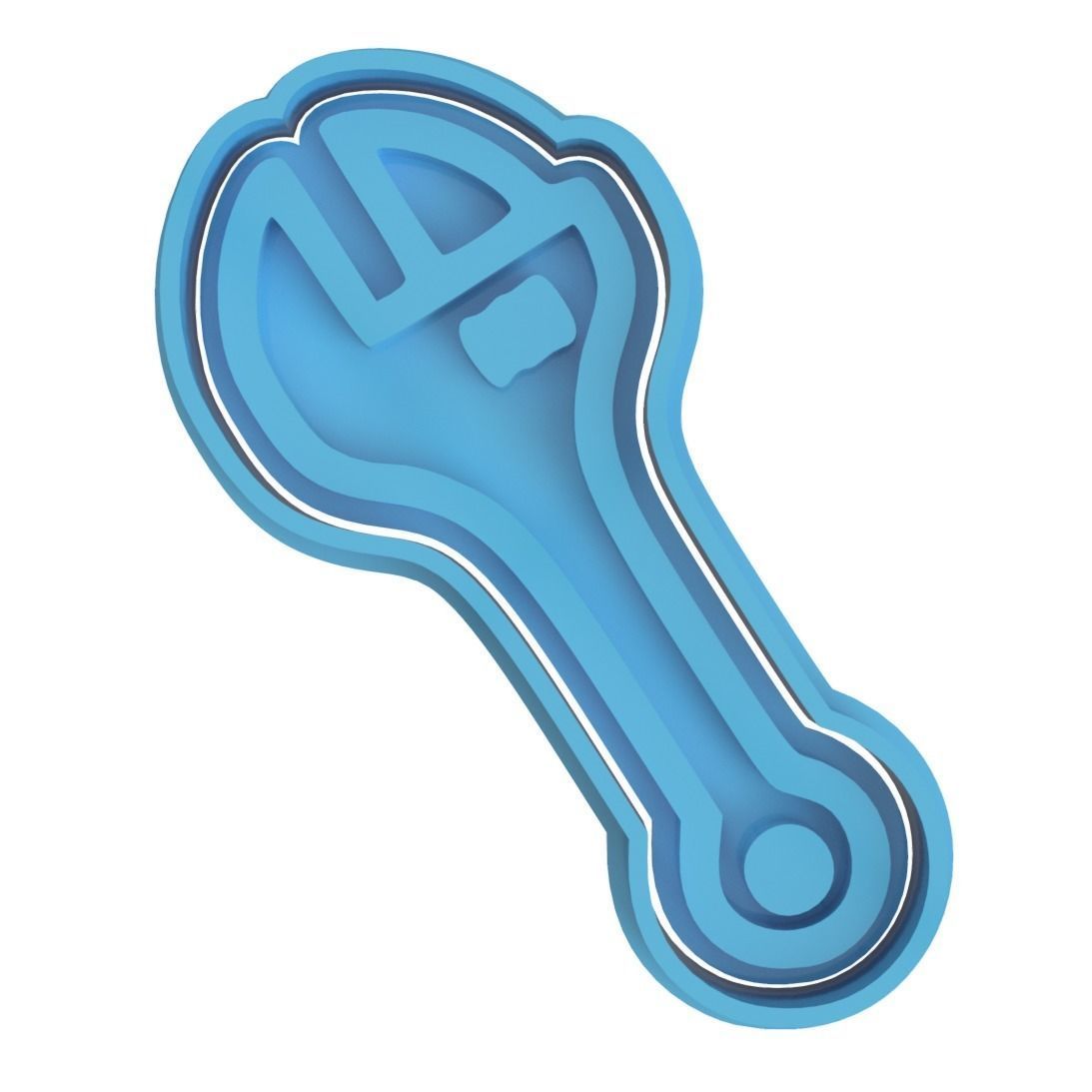 TOOLS COOKIE CUTTER SET OF 17 - Can be used commercially 3D print model_9