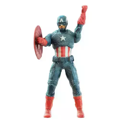 Toy Superhero Captain America