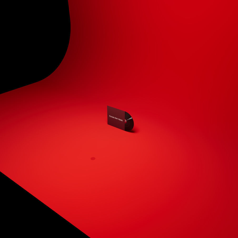 Record with Sleeve 3D model_2