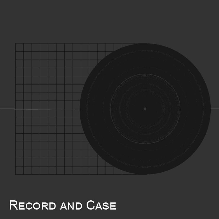 Record with Sleeve 3D model_7