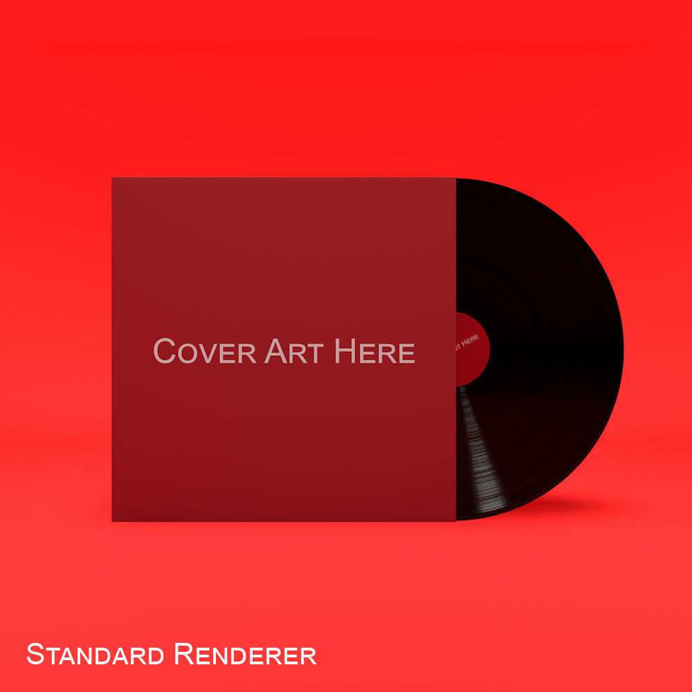 Record with Sleeve 3D model_6