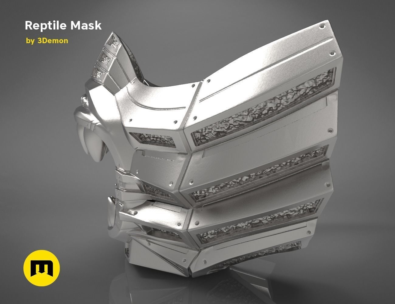 Reptile Mask 3D print model_19