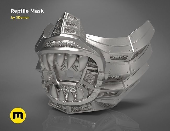 Reptile Mask 3D print model