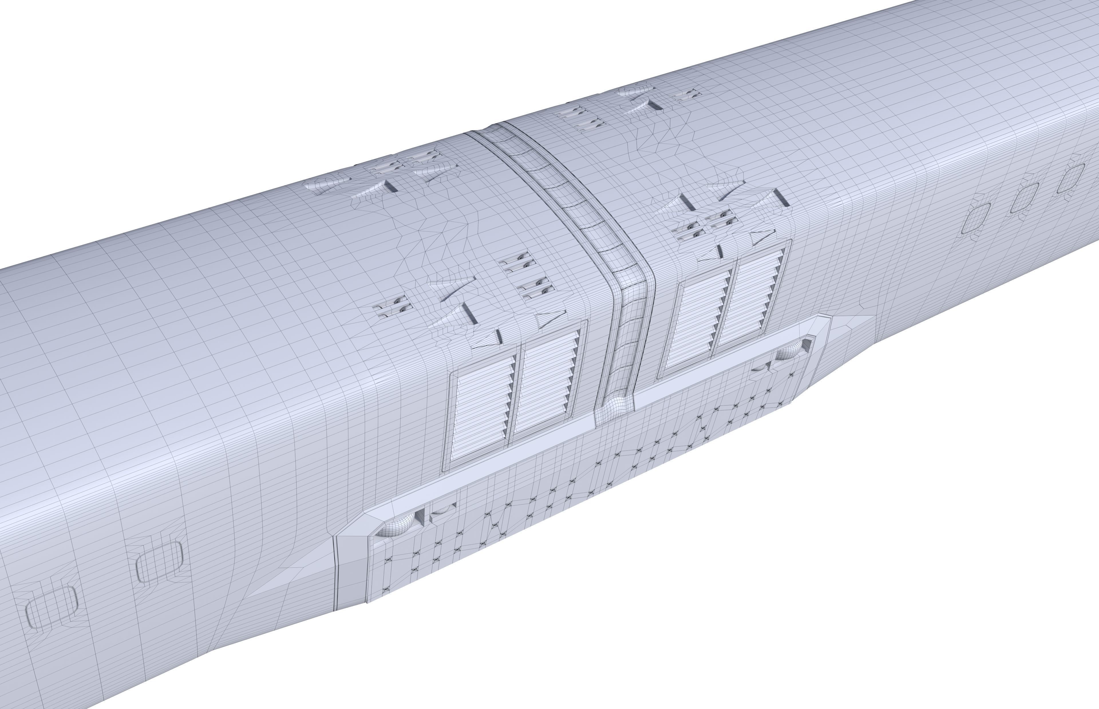 Scmaglev Paper Model SCMaglev L0 Series Improved Version Shinkansen 3D model | CGTrader