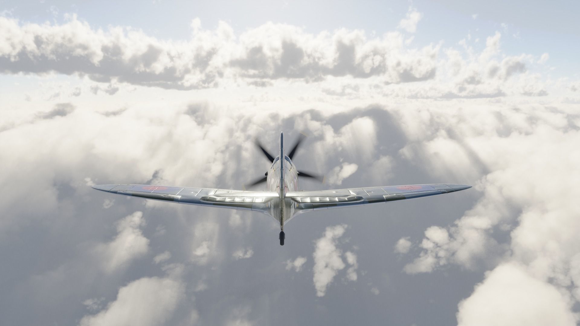 Supermarine Spitfire 3D Model Low-poly 3D model_9