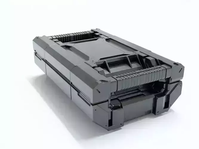 Sci-Fi Storage Box 3D model