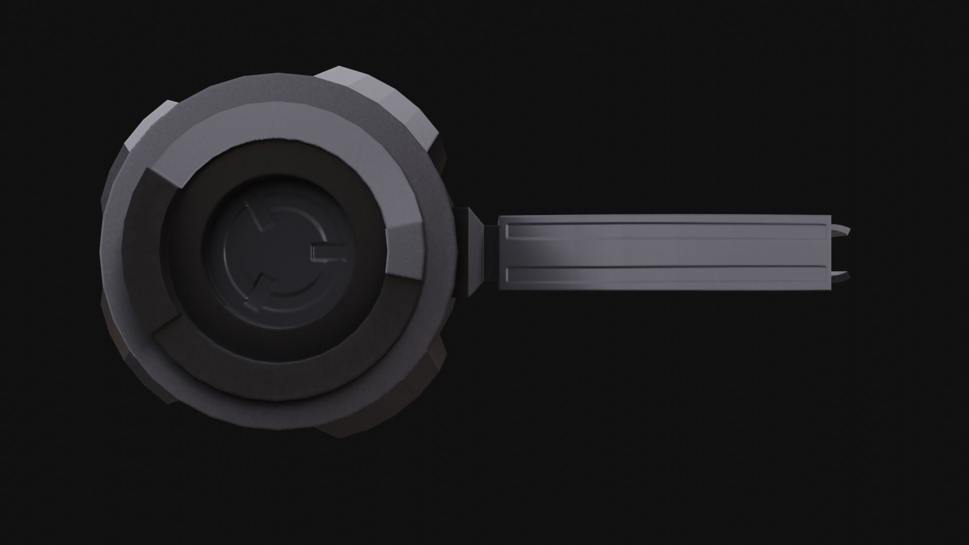 MP7 Sub-Machingun Low-poly 3D model_14