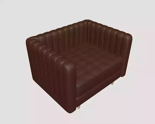 Single Sofa Free 3D model