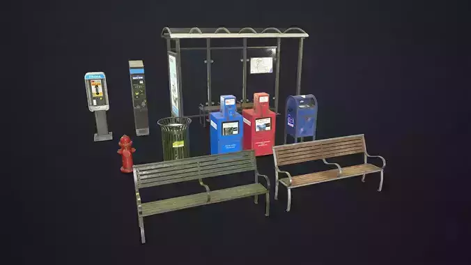 Street Elements Collection 2