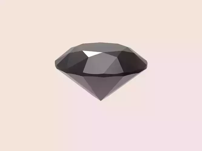 Round Brilliant Diamond 3D model