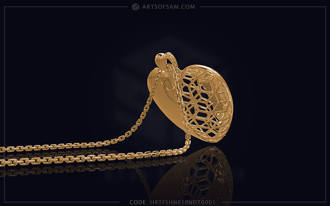 Heart Plane Gold Pandent  3D cad  Pictures and Videos 3D print model